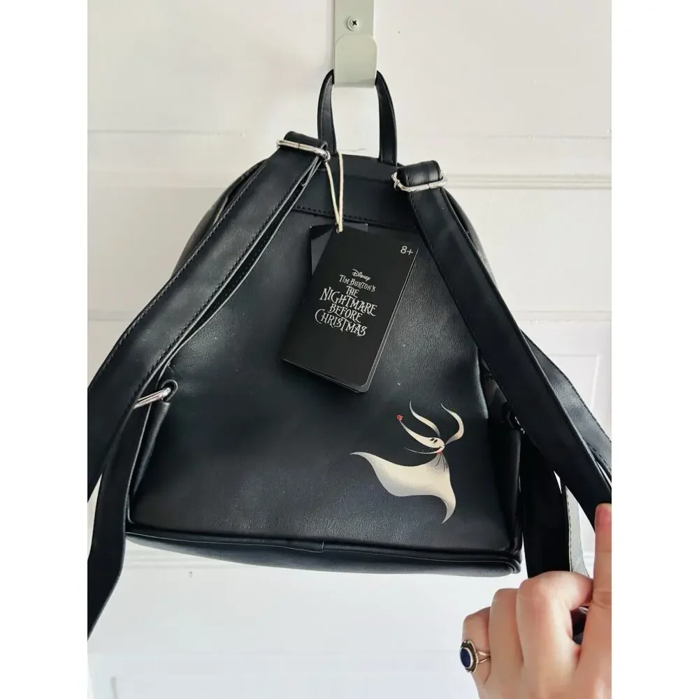 NWTLoungefly The Nightmare Before Christmas Jack & Sally Spiderweb Mini Backpack